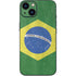 Brazil Flag Distressed iPhone 15 Skin